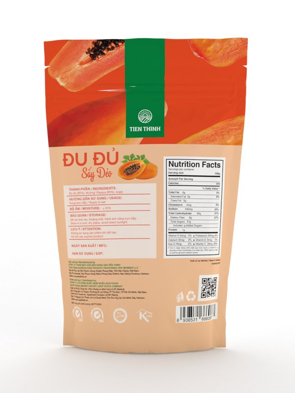 [HCM]Đu đủ sấy dẻo Tiến Thịnh