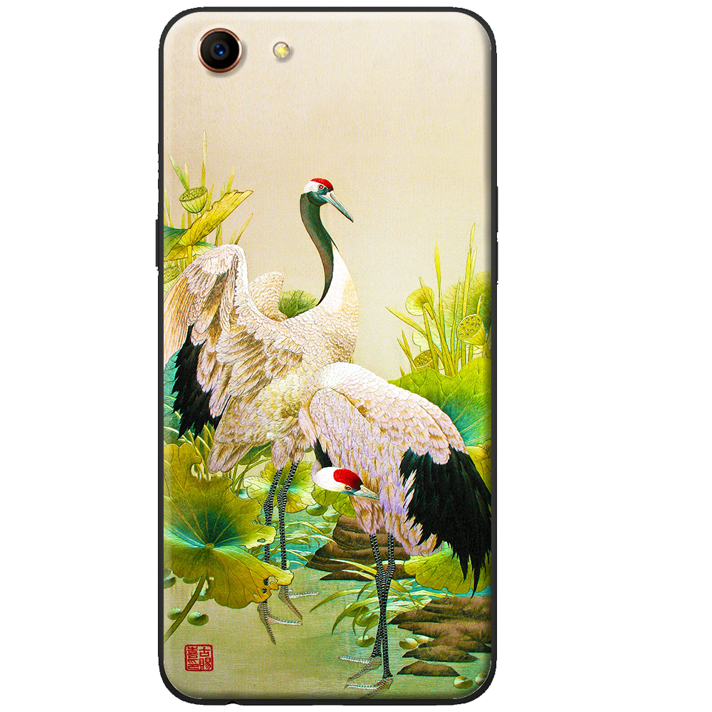 [HCM]Ốp lưng Oppo A83 Chim hạc