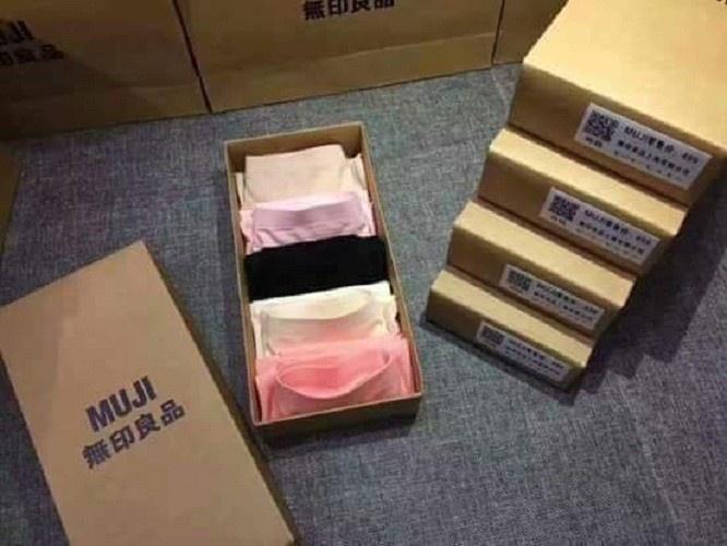 COMBO 5 Quần Lót Nữ Nhật Bản Muji ( Hộp + Túi xách lịch sự )