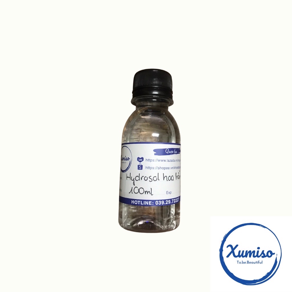 100mL Nước Hydrosol Hoa Hồng