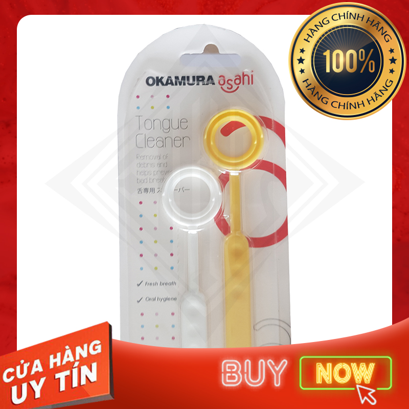 [HCM]Dụng cụ cạo lưỡi ASAHI - 2 cây