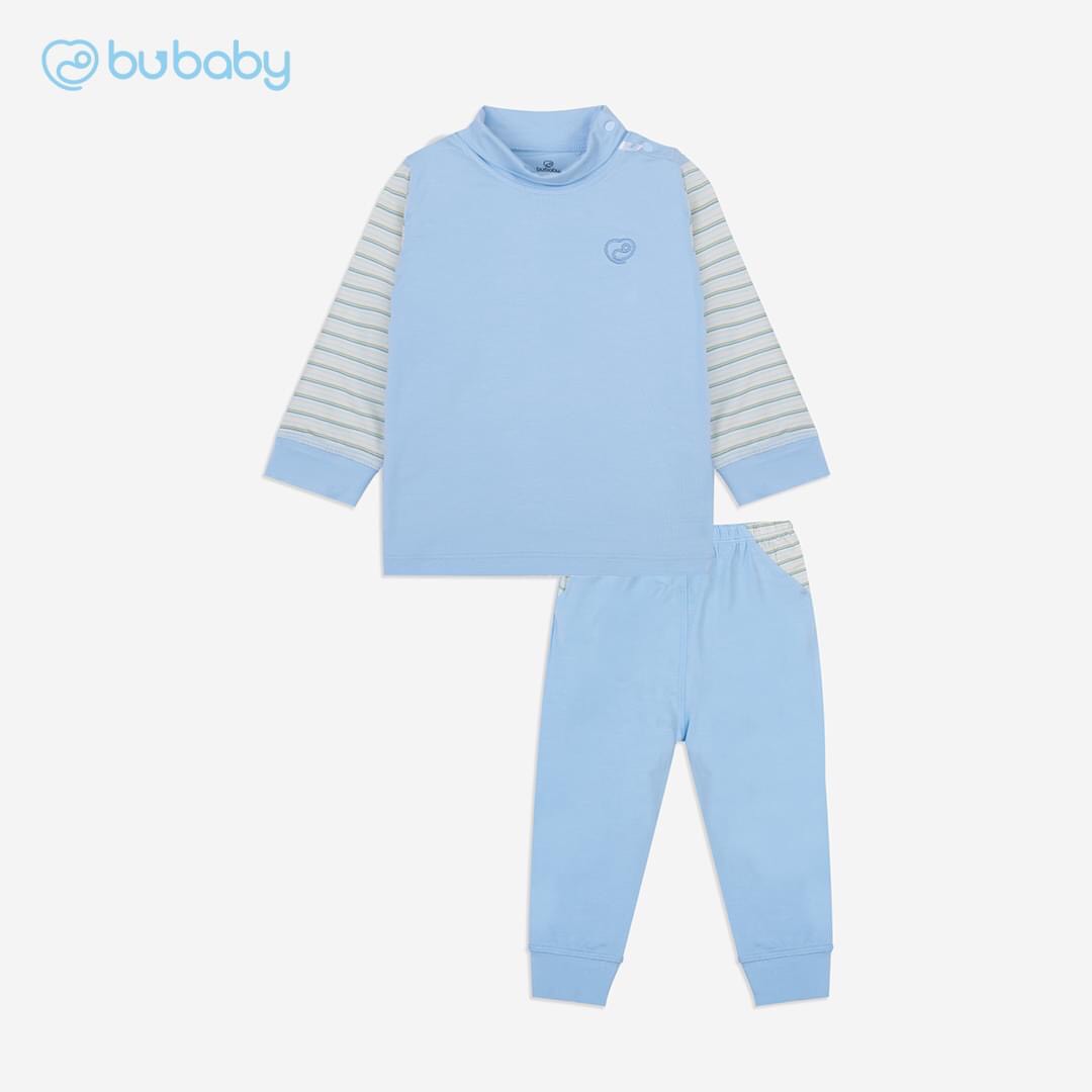 [CHÍNH HÃNG] Bộ cao cổ cài vai dài tay trẻ em BB009.01 Bu