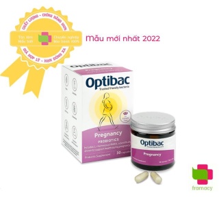 Men vi sinh Optibac Probiotics For pregnancy, Anh (30 viên) cho bà bầu và mẹ sau sinh thumbnail