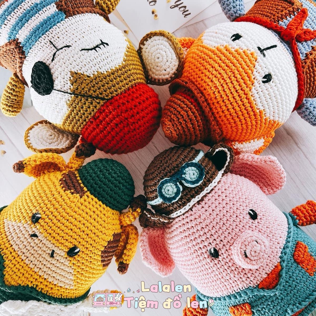 Sợi Cotton Việt Nam Cuộn 100gr (Mã 01-50)