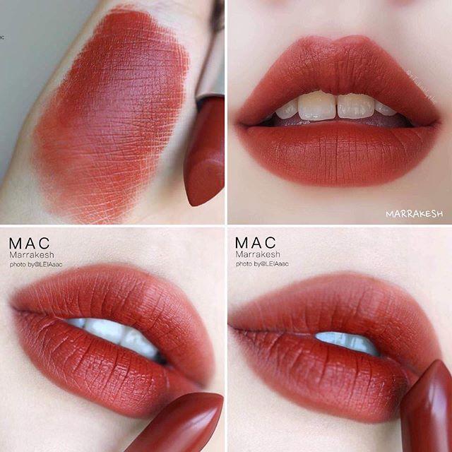 Son MAC 646 Marrakesh màu đỏ gạch