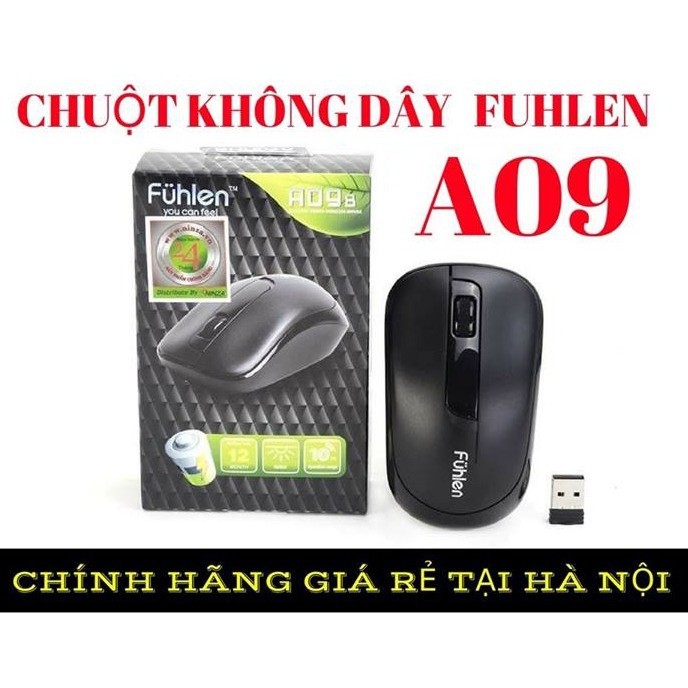 [CHÍNH HÃNG] Chuột máy tính không dây Fulhen A09 Hãng phân phối chính thức