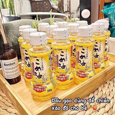 Dầu gạo Tsuno Nhật Bản Nguyên Chất 180g