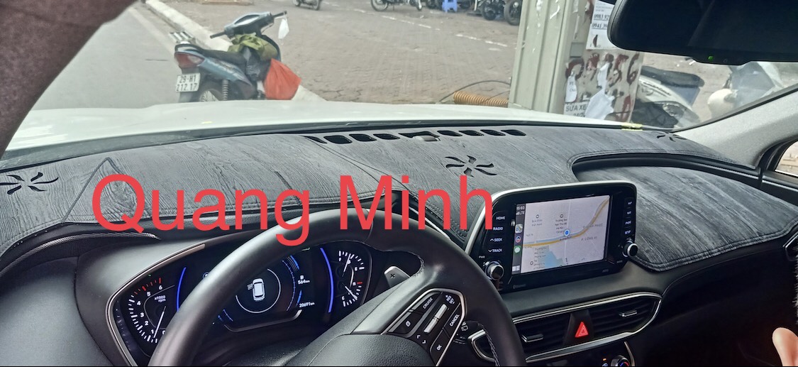 THẢM TAPLO VÂN GỖ HYUNDAI SANTAFE 2019 - 2020
