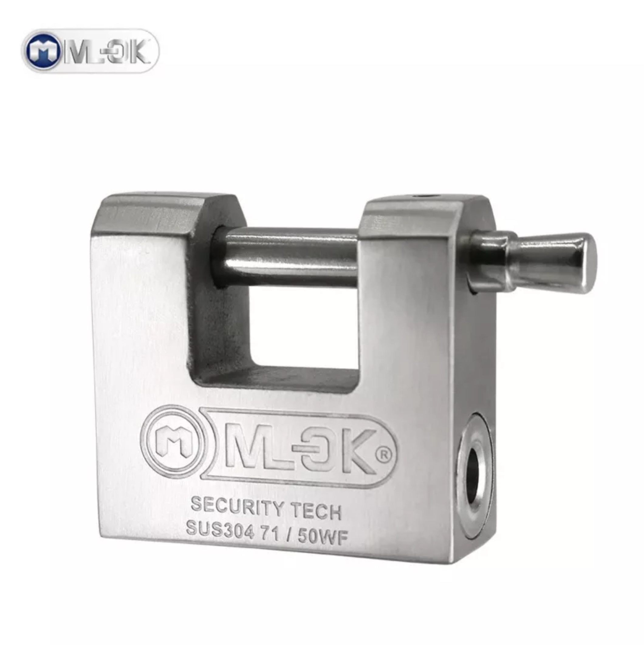 Ổ khoá cầu ngang chống cắt mlock 71/50wf inox 304 chính hãng nhập khẩu đức