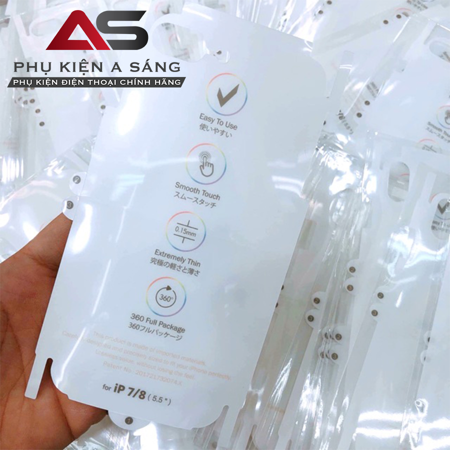 Miếng Dán PPF Nhám Mặt Trước Và Sau ĐT Cho IPHONE