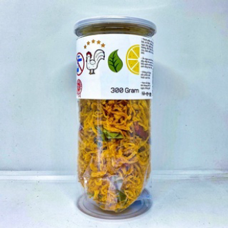 BÁO GIÁ Khô Gà Lá Chanh Thầy Giáo Ba | Shopee Lazada Sendo Tiki mới nhất 2 Khô Gà Lá Chanh Cay Ngon Nhà Làm- Hũ 300gr- Ăn Vặt Ba Chị Em