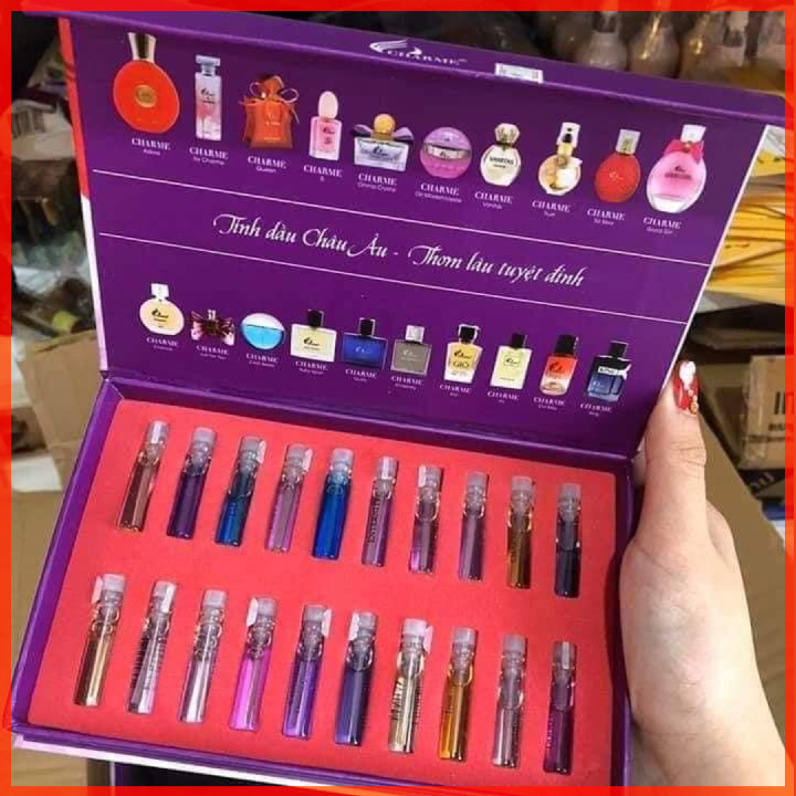 Bộ test nước hoa Charme 30 mùi chính hãng