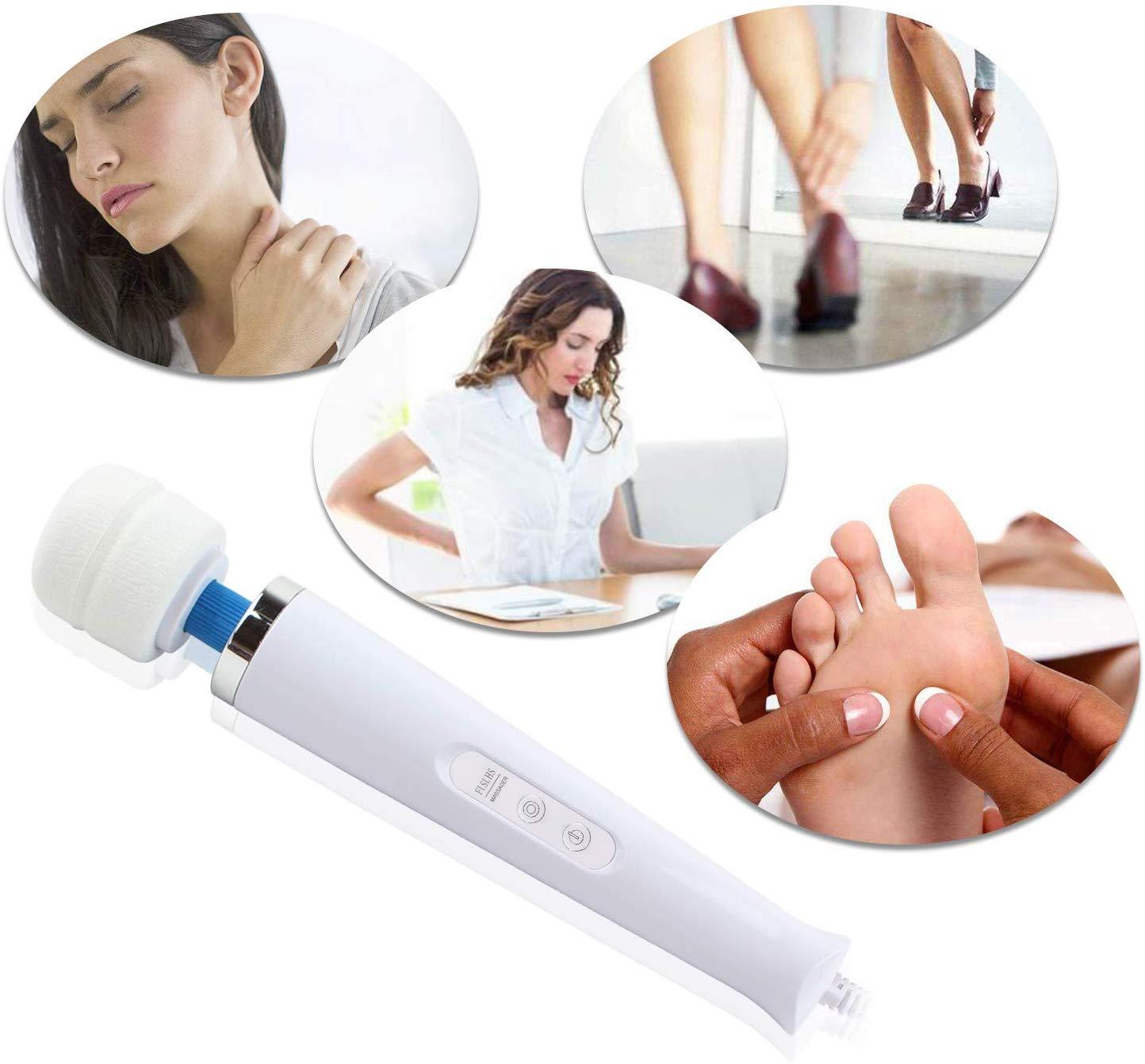 Máy massage điện 8 cấp độ đầu silicone hv_280 massage giảm stress máy massage thư giãn massage cầm tay massage bụng gáy.....bảo hành 1 đổi 1