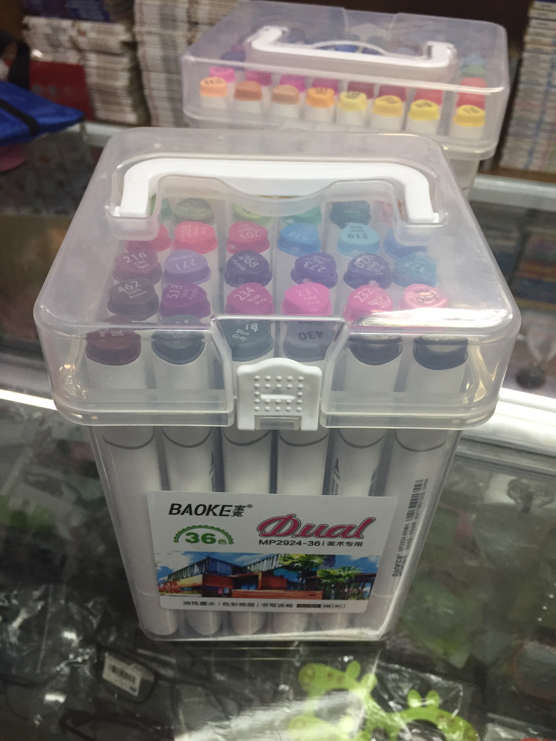 BÚT MÀU DẠ MARKER BAOKE DUAL CAO CẤP 2 ĐẦU SIZE LỚN
