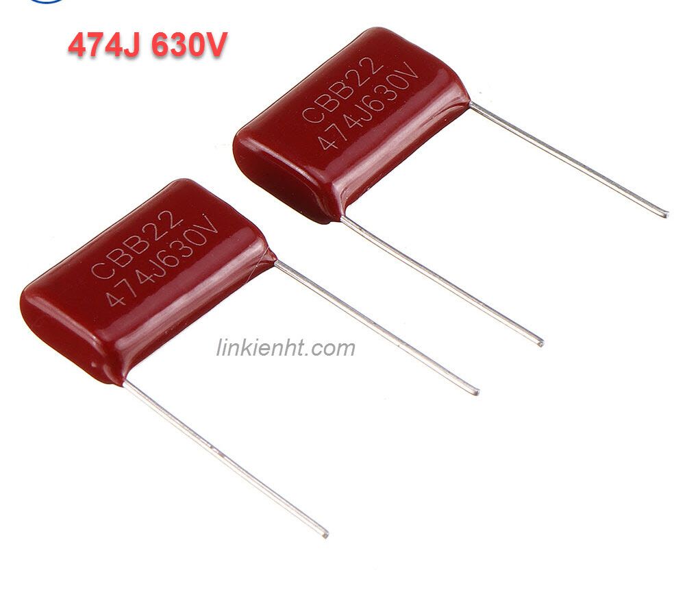 10 cái tụ đỏ cbb22 cbb 474j 630v 0.47uf 630v 474