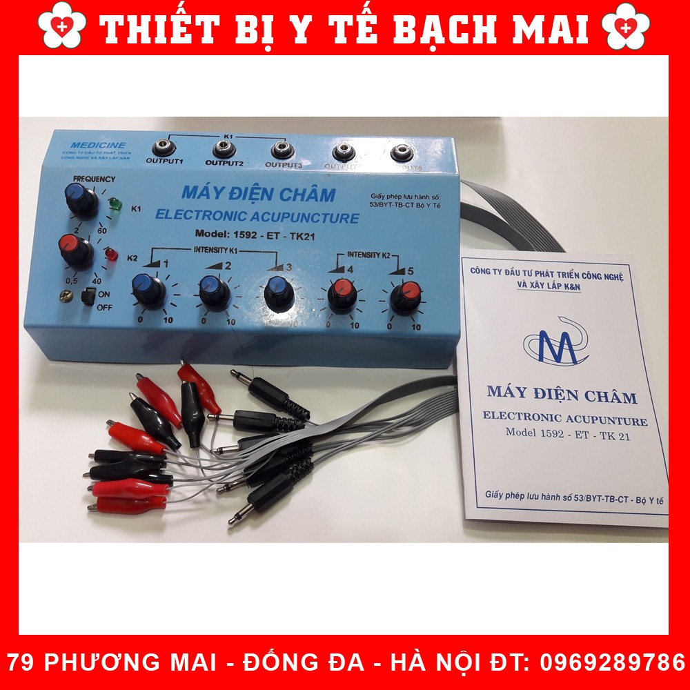 Máy Châm Cứu 5 Giắc Việt Nam