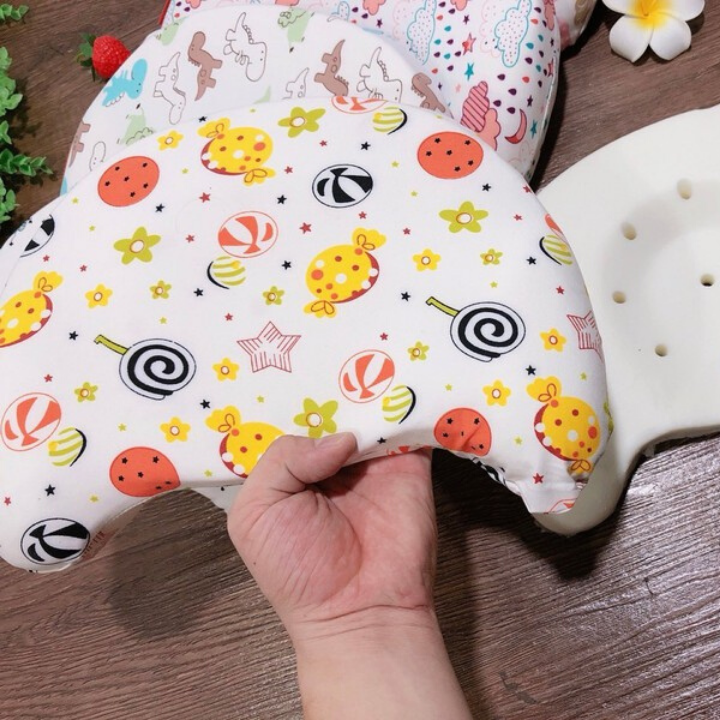 Gối cao su non chống bẹp đầu cho bé