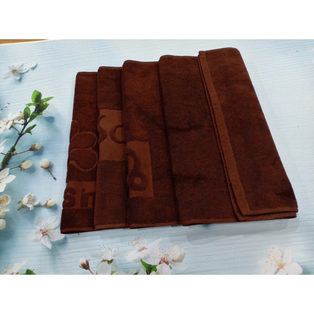 Thảm chân cotton khách sạn xuất dư dày dặn 100% cotton thấm hút cực tốt