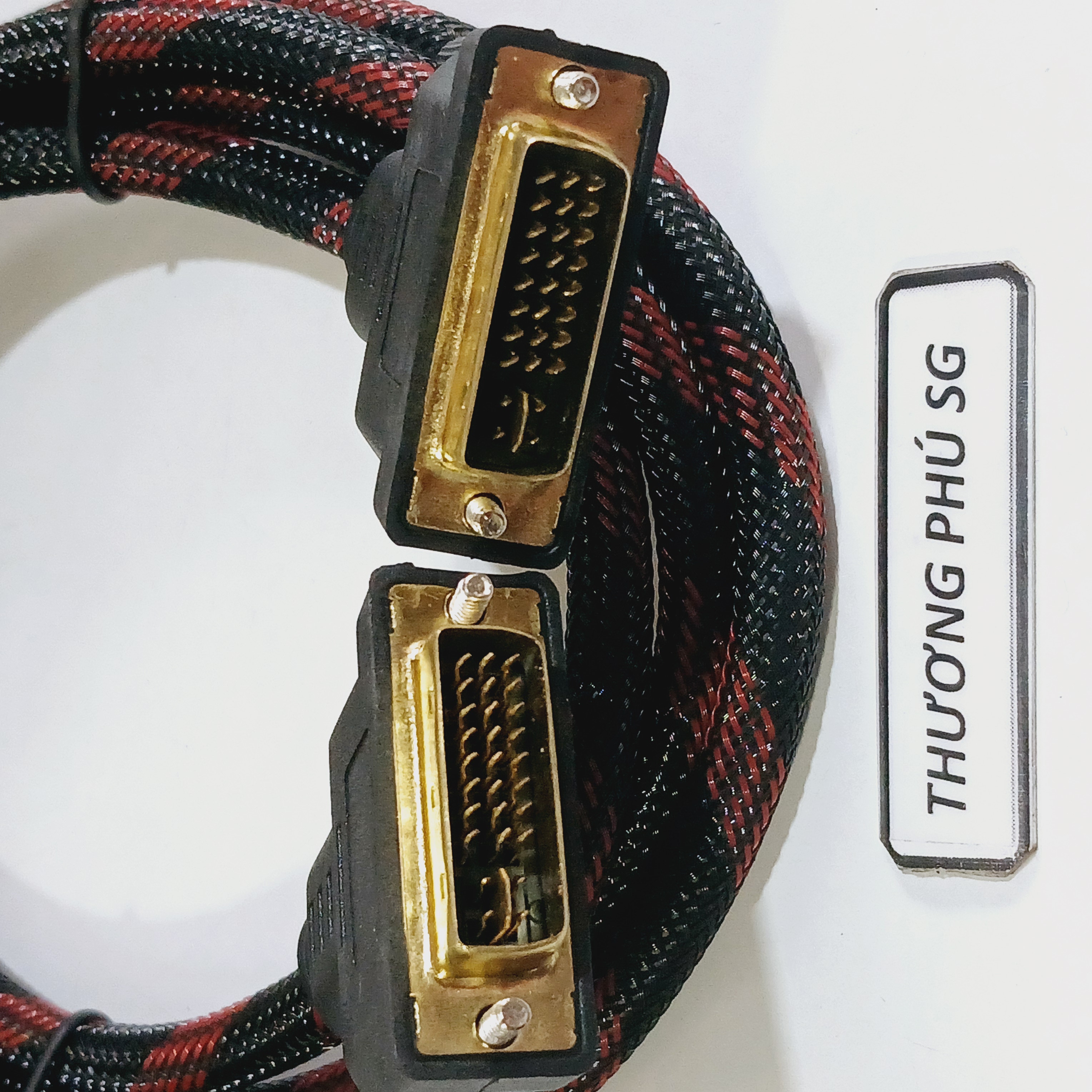 Cáp DVI / Chuẩn DVI-I (Chân kim 24 + 5) dài 1.5M (Cáp bọc vãi dù)
