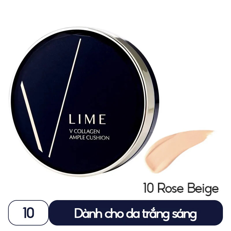Phấn nước dưỡng ẩm cho da lime v collagen ample cushion spf50+/pa+++ 20g