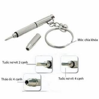 Móc khóa tua vít 2 đầu đa năng