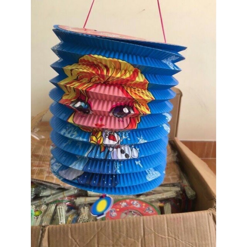 10 lồng đèn giấy hình trụ loại trυng (lồng đèn trυng thu)