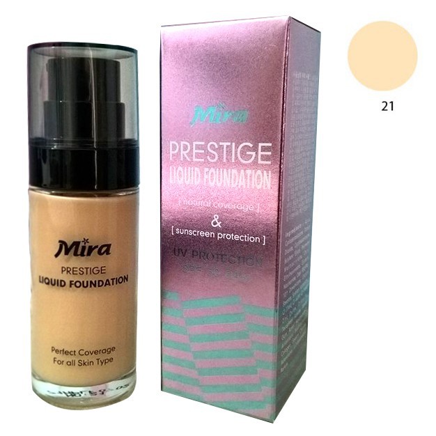 Kem nền chống nắng Mira Liquid Foundation