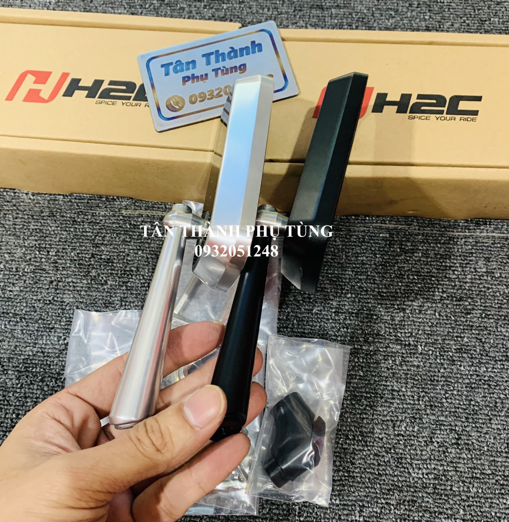 Kính chiếu hậu H2C chính hãng bên trái( gía 1 cái)