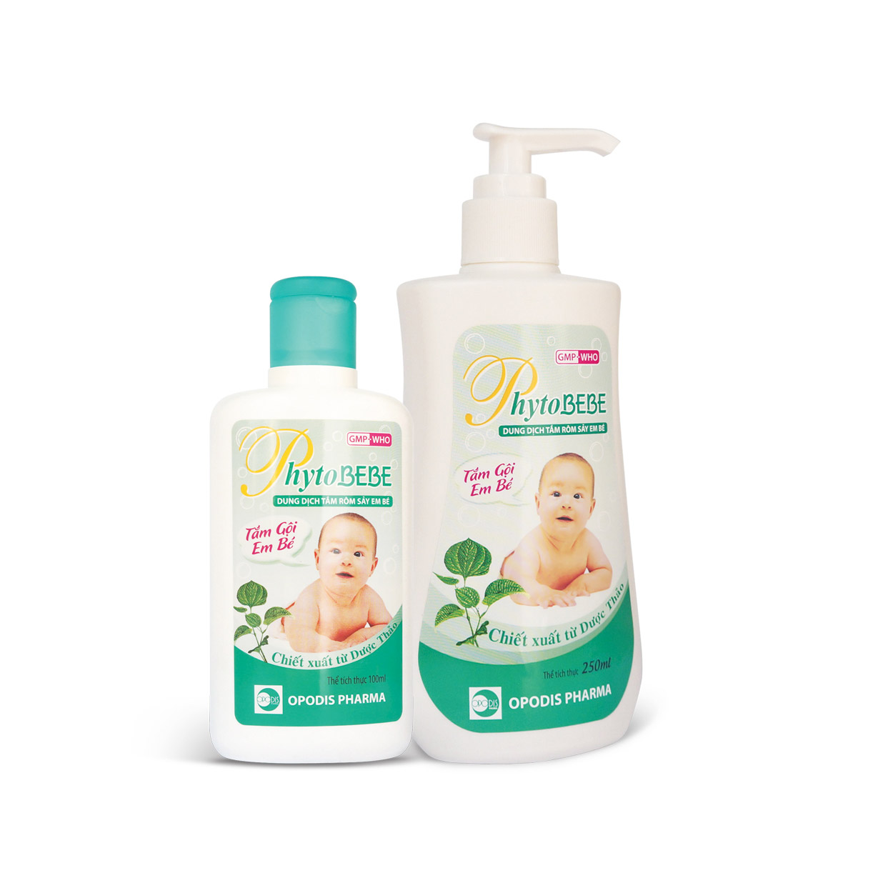 Dung dịch tắm rôm sảy cho em bé Phytobebe