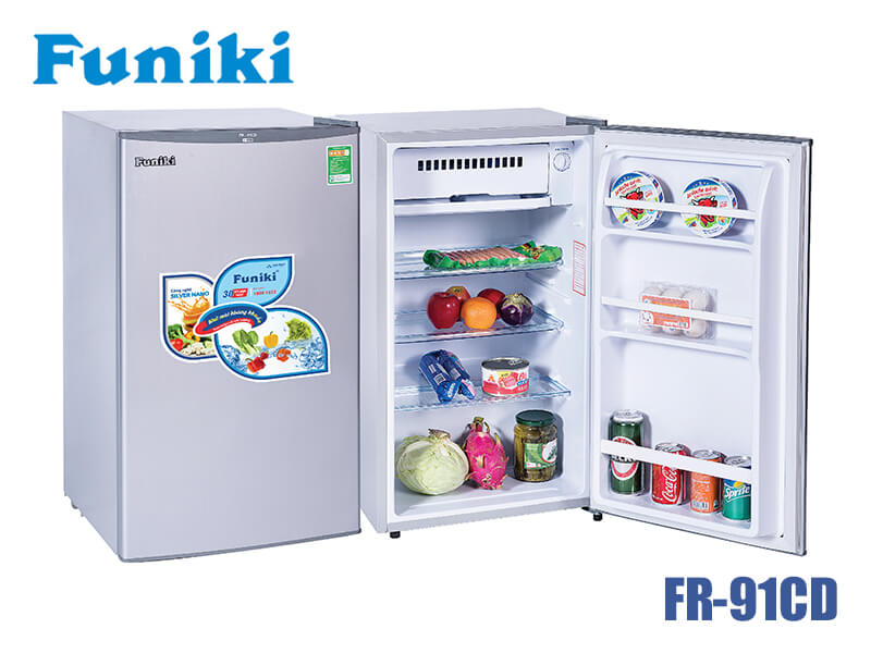 Tủ lạnh Funiki Hòa Phát FR 91CD 90 lít - xám