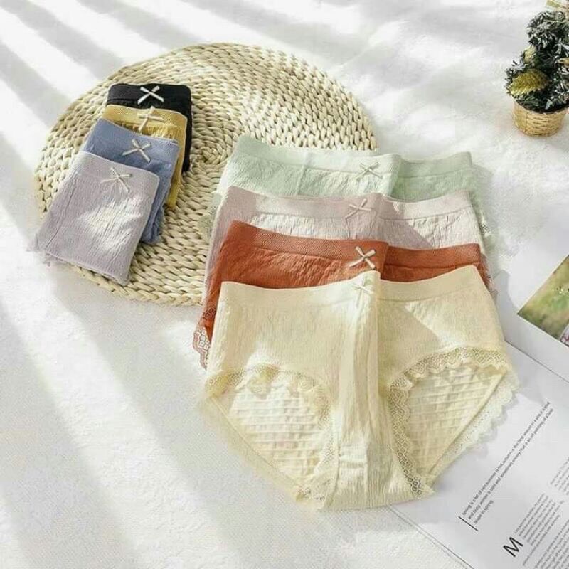 (Siêu hót) Sét 5 quần lót cotton kháng khuẩn cao cấp