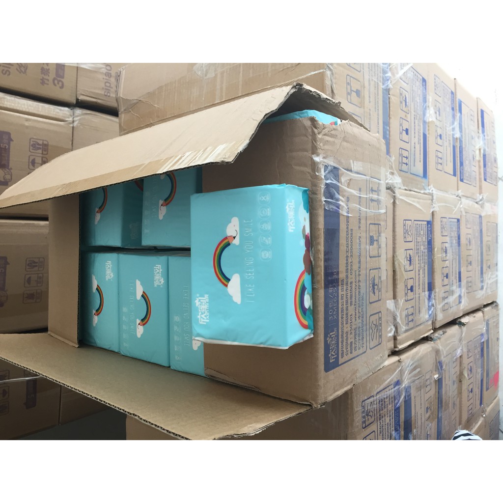 GIẤY ĂN CẦU VỒNG CHUẨN XIN MIER [THÙNG 30 GÓI]