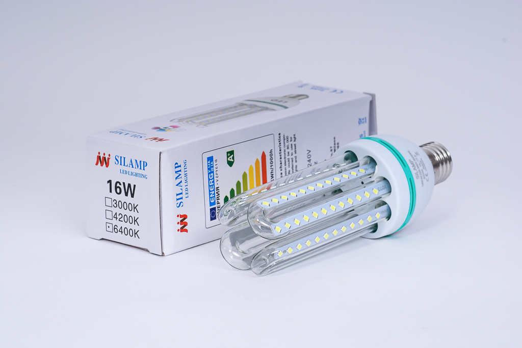 Đèn led 4u đuôi e27 công suất 16w