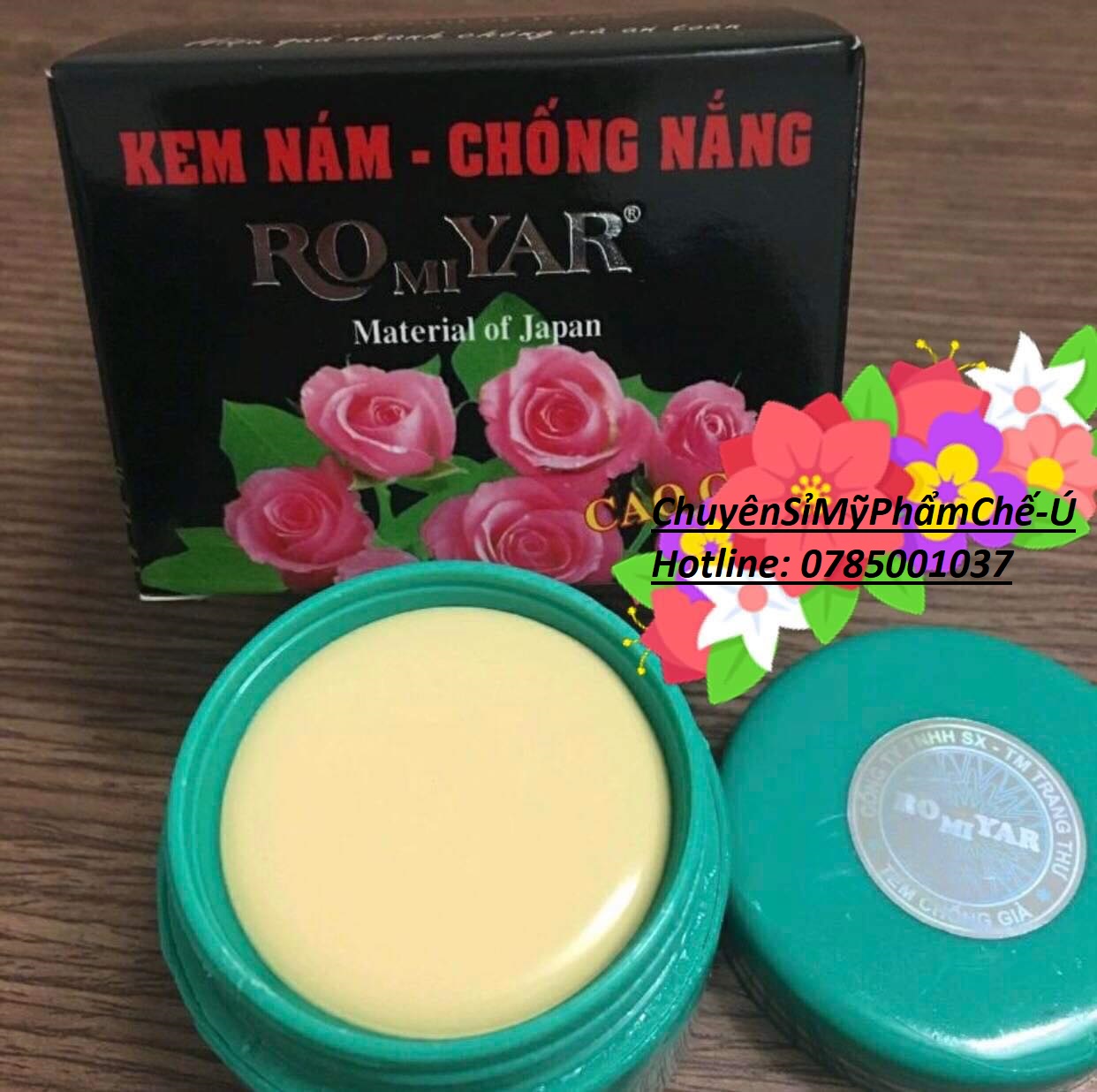 Kem Nám Xanh-Chống Nắng 11g Romiyar (Mẫu Mới)