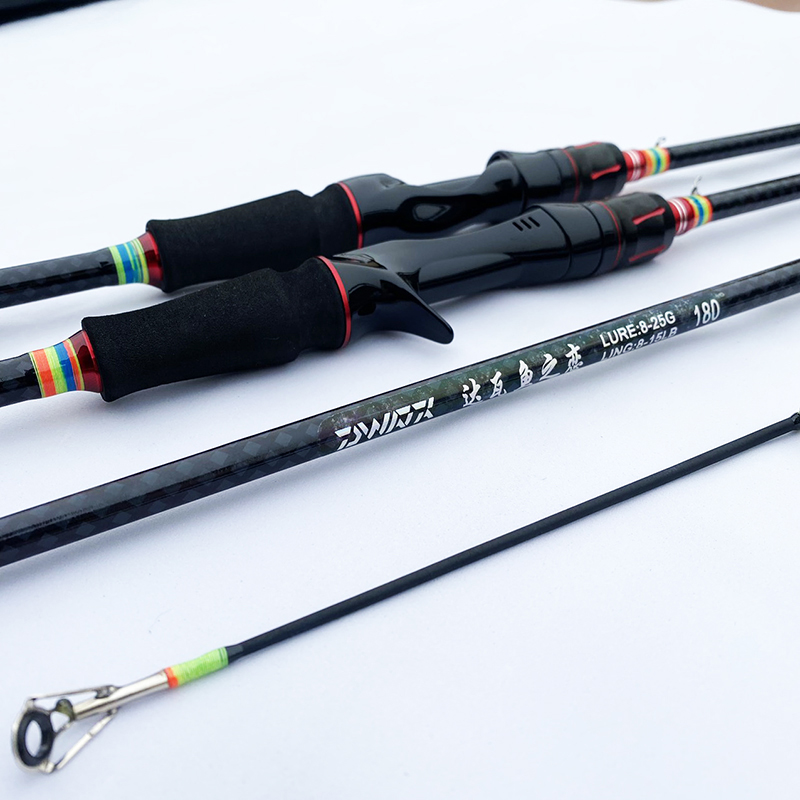 Cần câu lure máy ngang và máy đứng carbon DWAR