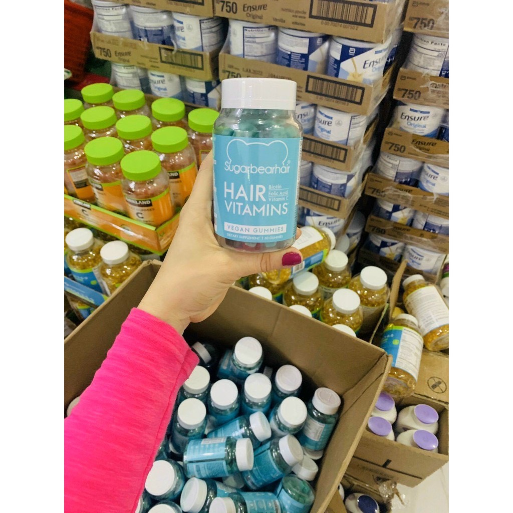 Kẹo Gấu mọc tóc Sugar Bear Hair 60 viên
