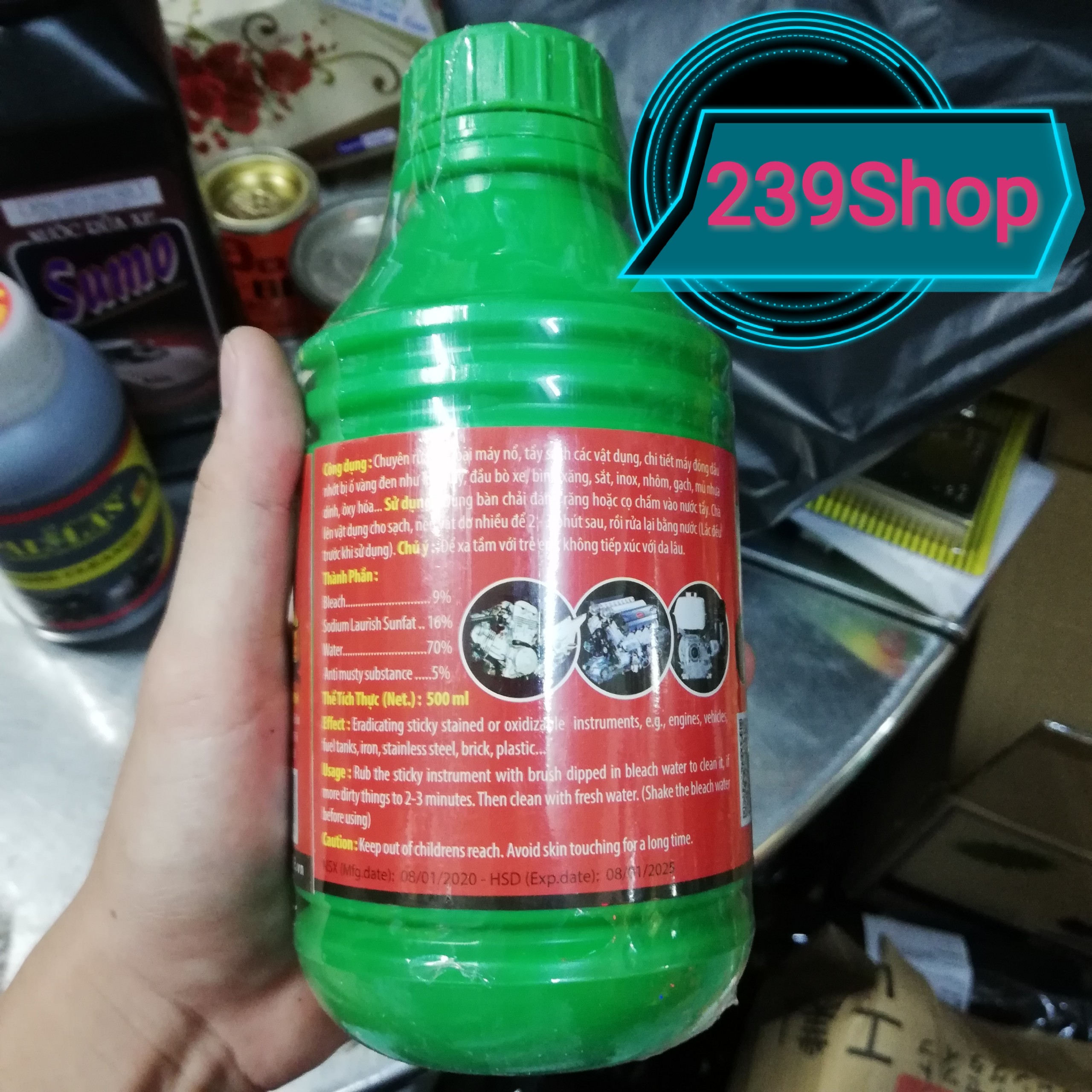 Nước tẩy trắng cực mạnh 702 500ml