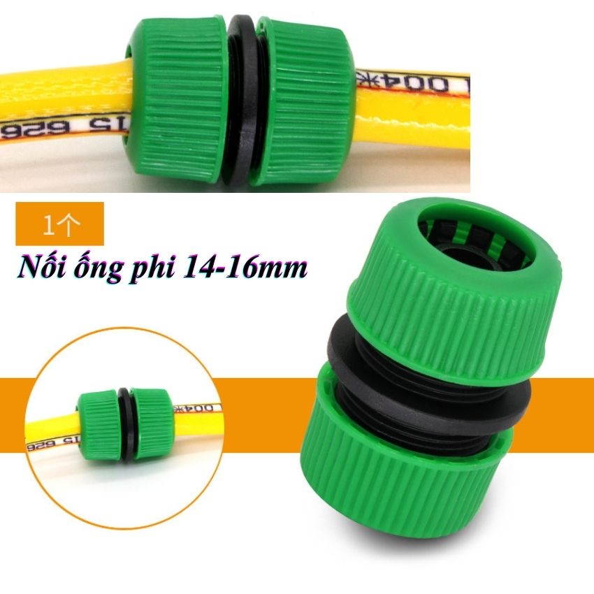 Khớp nối nhanh dùng cho ống dây 14mm-16mm, nối thẳng ống dây KC105