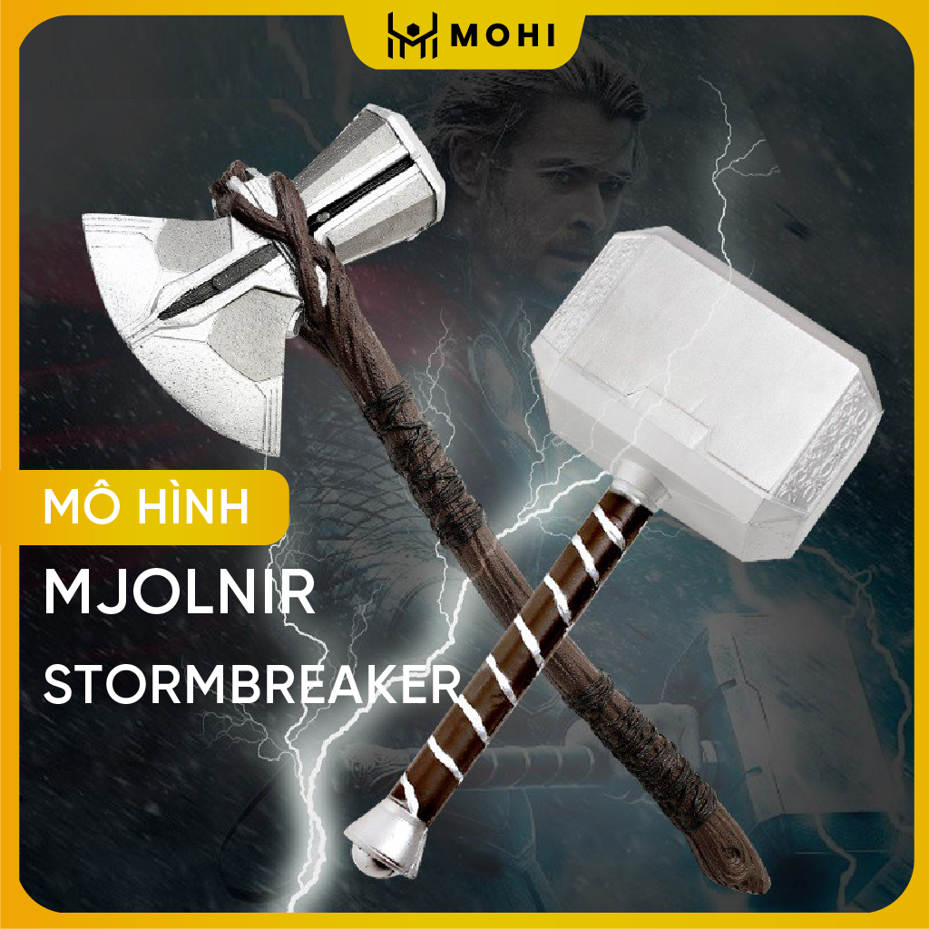 Mô hình Búa Mjolnir và StormBreaker của Thor