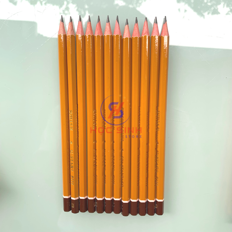 Hộp 12 cây bút chì gỗ gstar p777