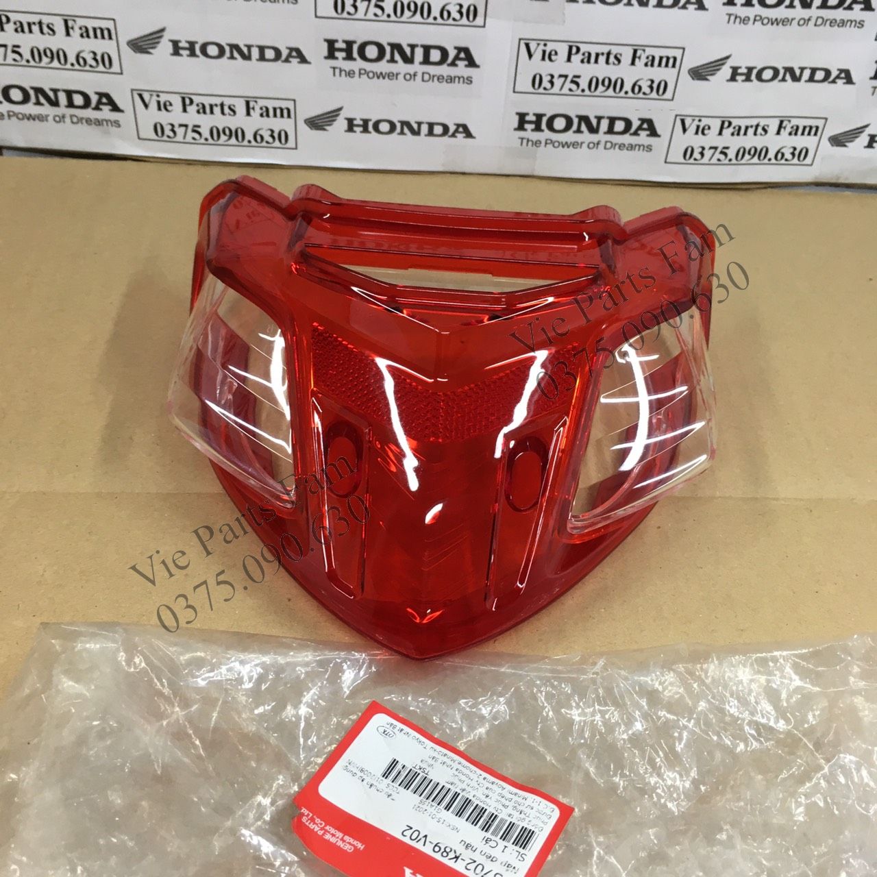 Bộ nắp chụp đèn hậu Wave A110 2017-2023, hàng din Honda mới 100%