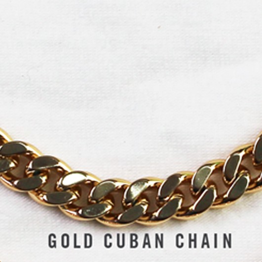 Dây chuyền Cuban Titanium/Dây chuyền xoắn Rope Chain mạ vàng 18k - ODIN
