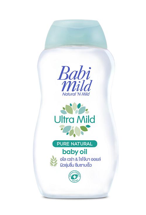 Dầu dưỡng ẩm trẻ em Babi Mild Pure Natural 100ml