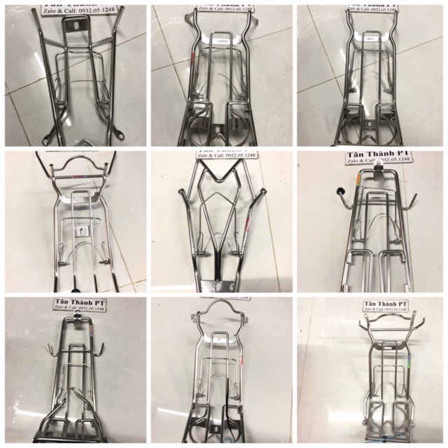 Baga giữa Inox 10li  Exciter, Winner, Sirius, Future FI, Wave a 2017-2019, Wave Blade, Sonic, Dream