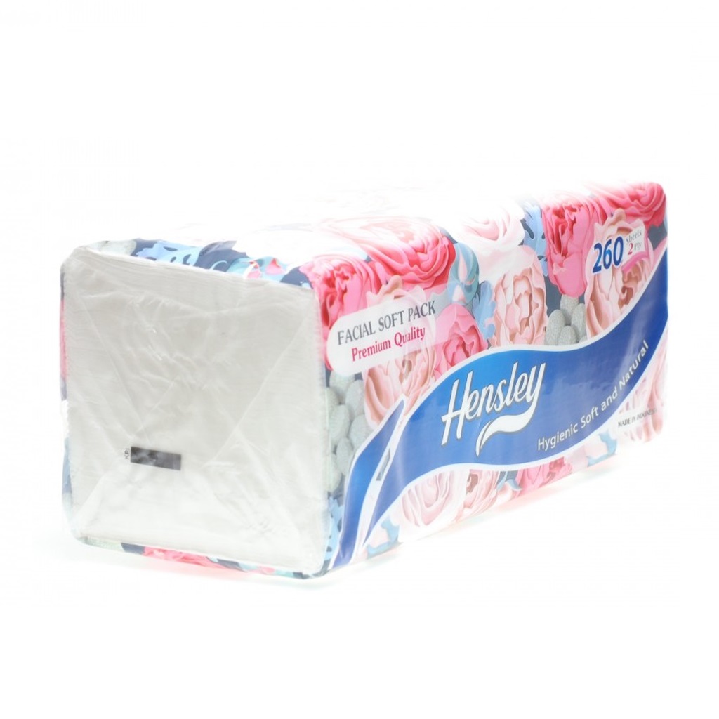 Khăn giấy lụa Hensley cao cấp gói 260 tờ ( 2 lớp )