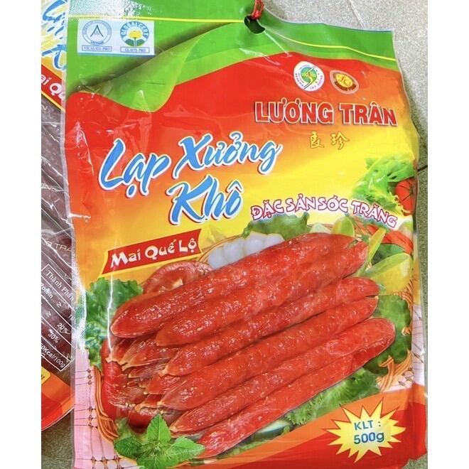 500g Lạp Xưởng Heo Nạc 90%