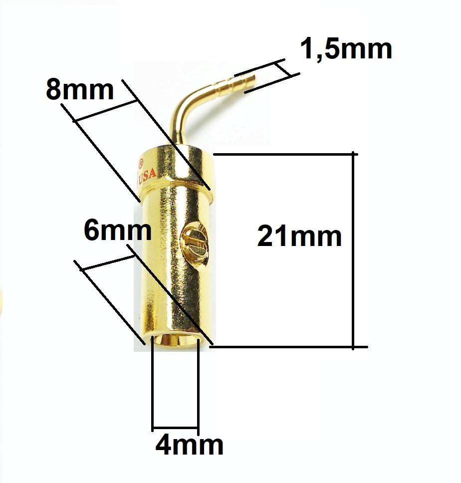 2 cái Jack loa Mỏ Chim cứng LITON thuần đồng (1 cặp )