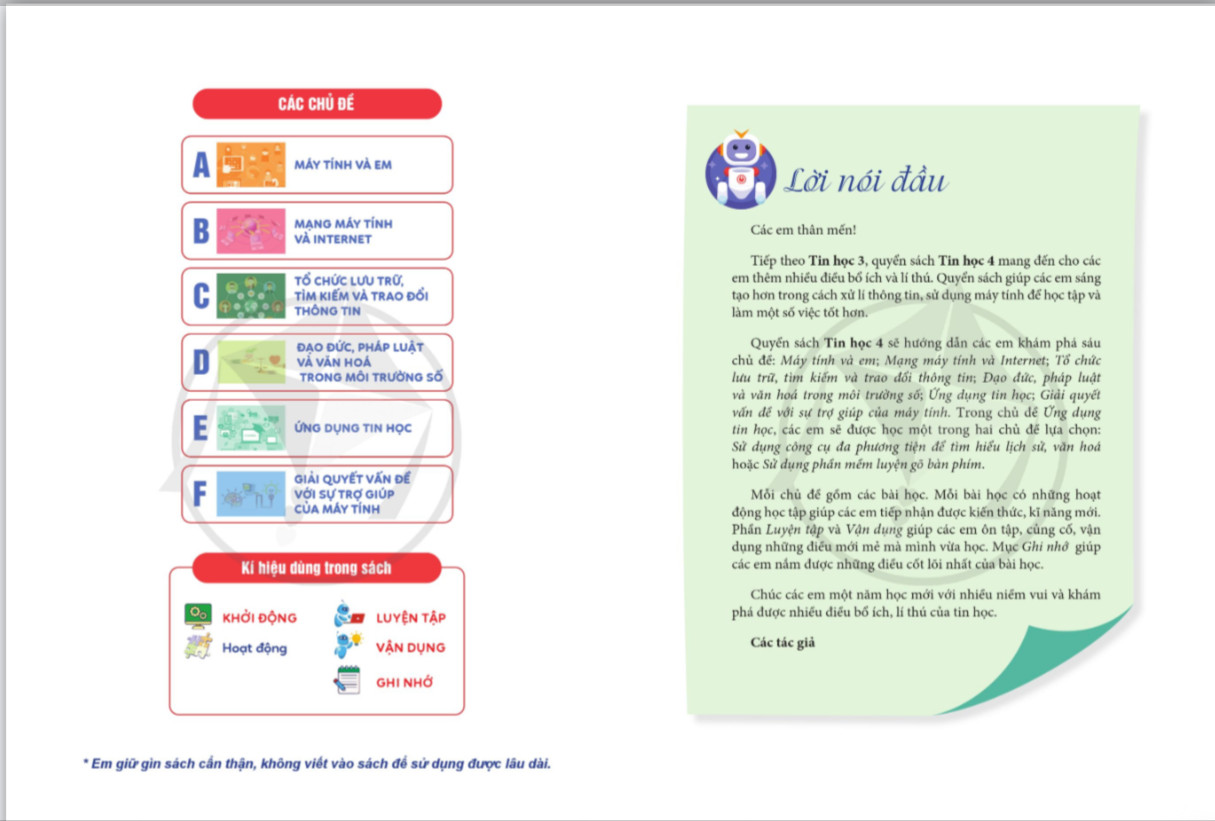 Tin Học lớp 4- Bộ Cánh Diều