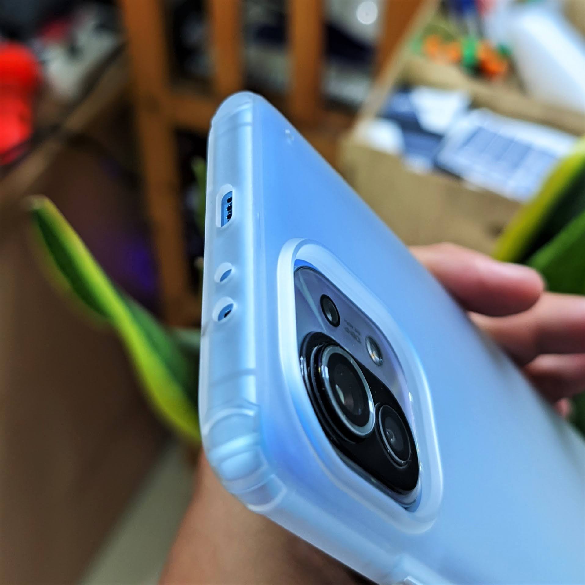 Ốp lưng Xiaomi Mi 11 nhám viền màu Ver 2
