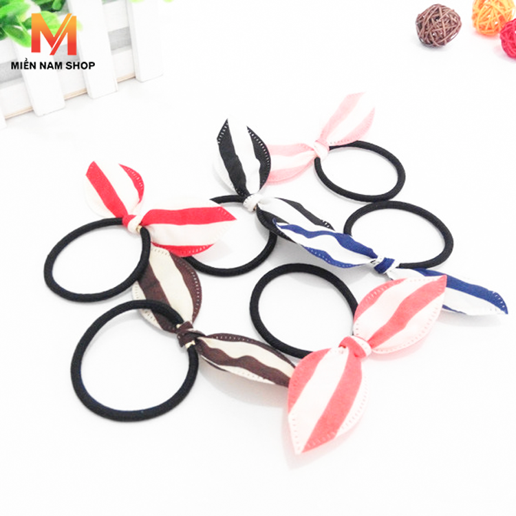 Set 10 cột tóc tai thỏ phong cách Hàn Quốc (nhiều màu)